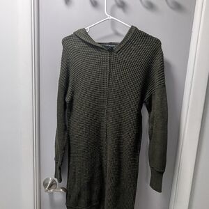 Olive Green Hooded Sweater